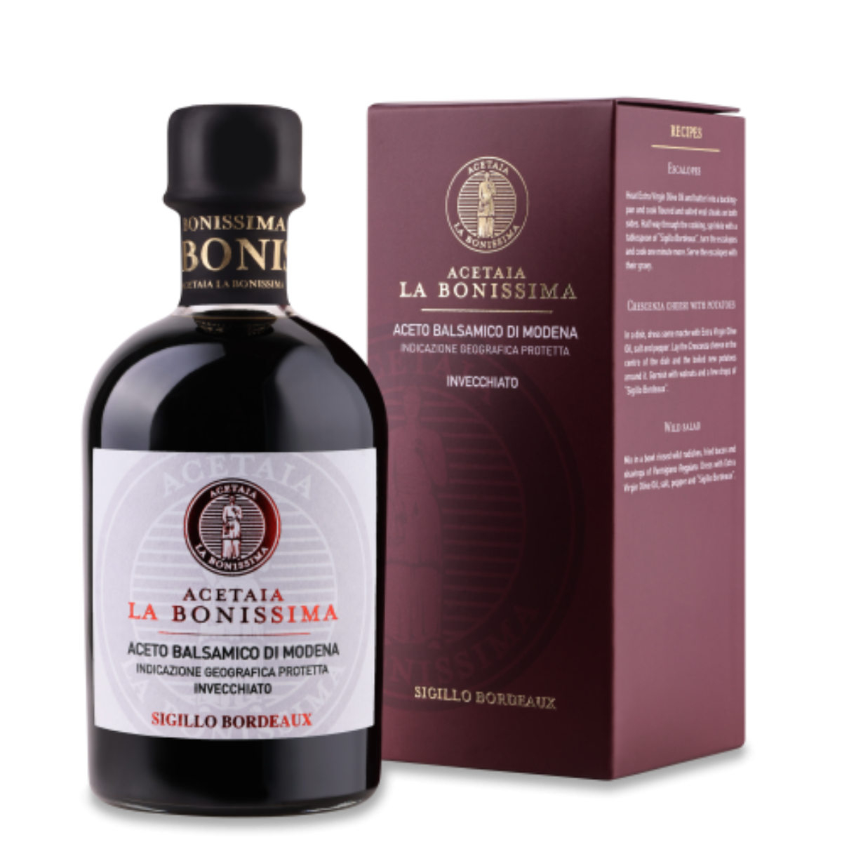 Aceto balsamico di Modena IGP invecchiato - Sigillo bordeaux