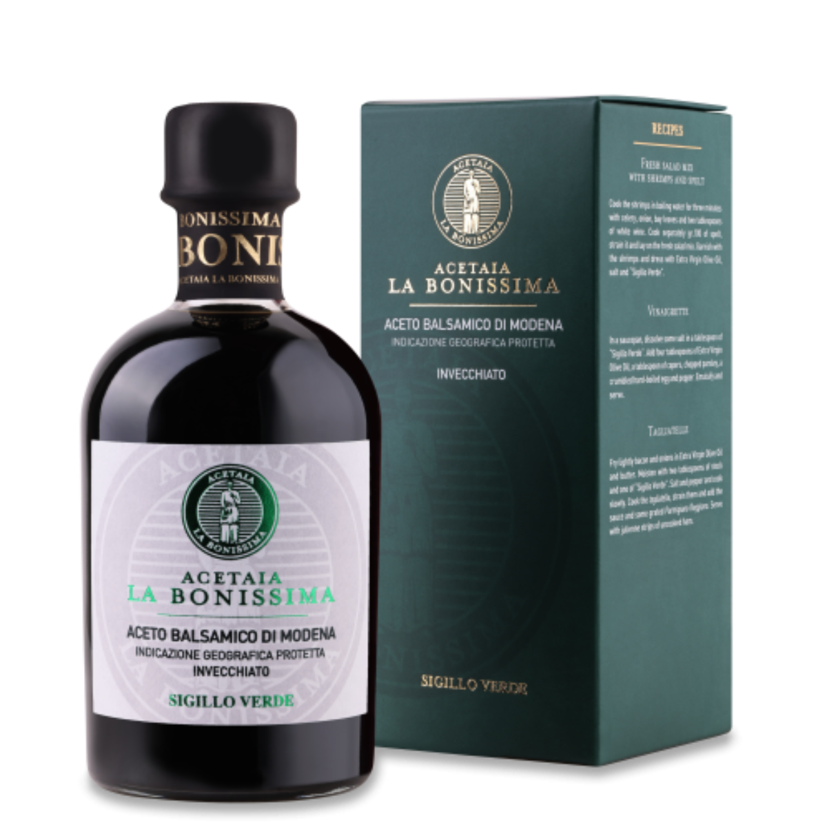 Aceto balsamico di Modena IGP invecchiato - Sigillo verde