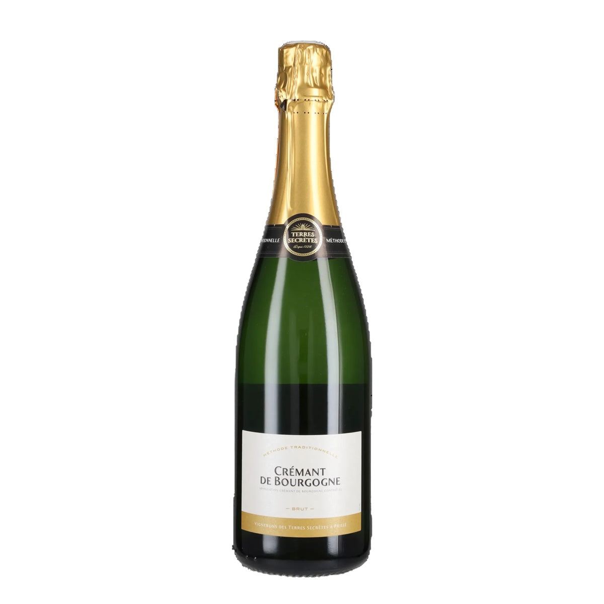 Champagne Terres Secrètes Crémant de Bourgogne AOC Blanc de Blancs Brut