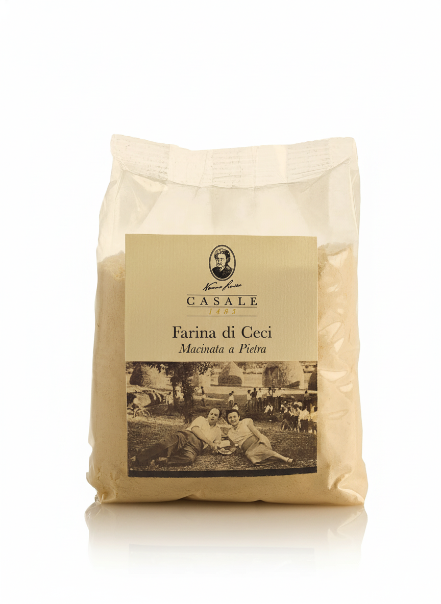 Farina di ceci macinata a pietra