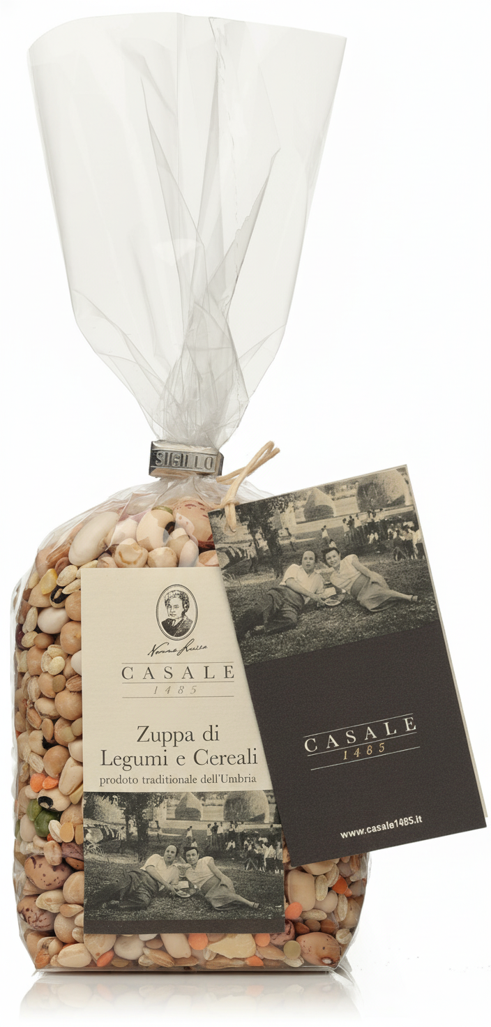 Zuppa di legumi e cereali