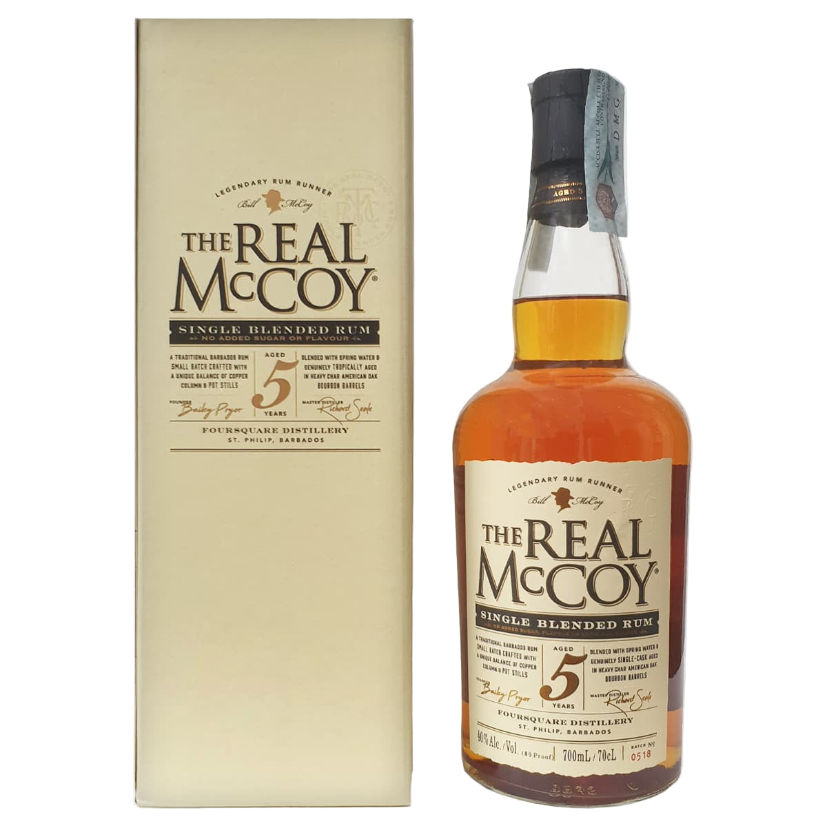 Foursquare The Real McCoy Single Blended rum 5 years