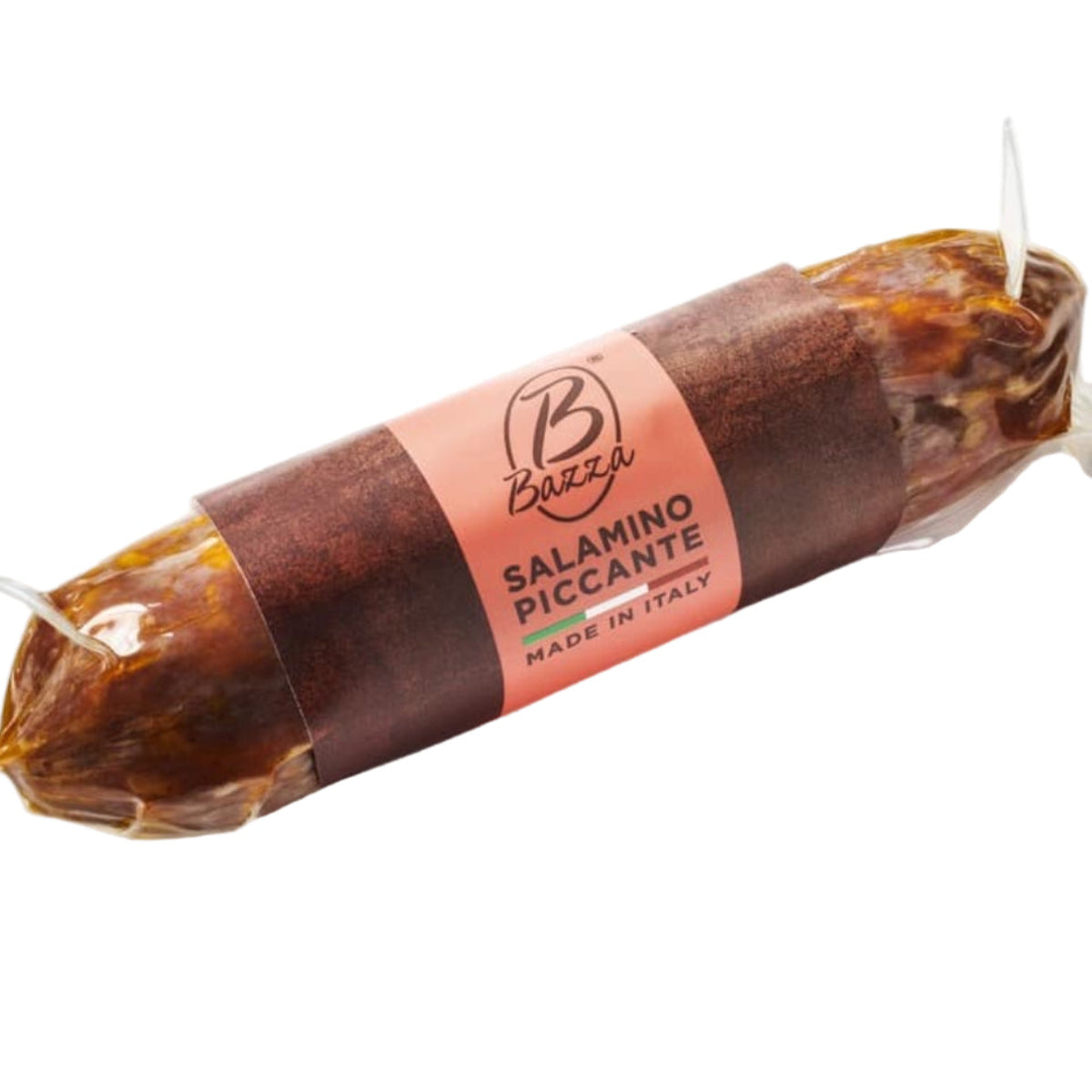 Salamino piccante sottovuoto- Senza conservanti, senza glutine, senza lattosio, origine carne 100% Italia